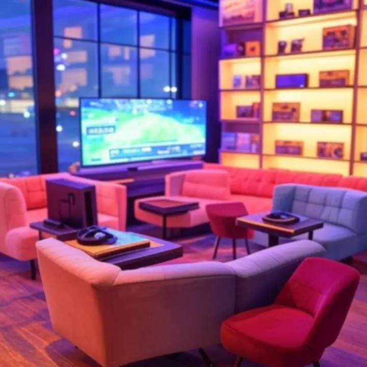 Stanowiska gamingowe i VR w barze PLGameHouse.